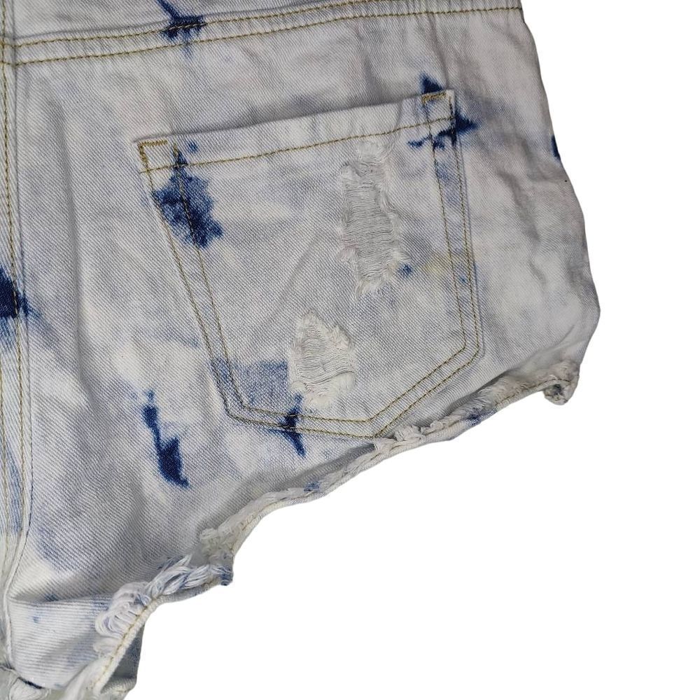 J & C High Rise Denim Short Shorts - Picture 6 of 7